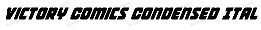 Victory Comics Condensed Ital Conde字体转换